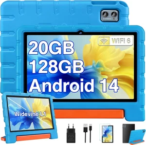 2025 Neueste Kinder Tablet 10 Zoll Android 14 Tablet, 20 GB RAM+128GB ROM(TF 1TB - Bild 1 von 9