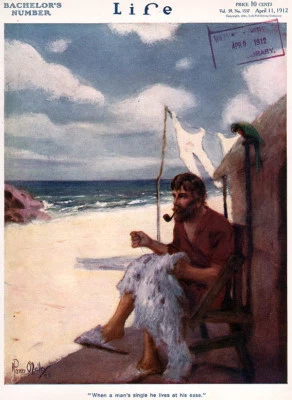 LIFE Bachelor Number COLES PHILLIPS Heisey Ad CHESTER L GARDE Power O’Malley ‘12 - Image 1 of 4