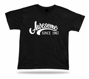 Bedrucktes T-Shirt Shirt genial since 1967 Happy Birthday Geschenkidee Original - Bild 1 von 8