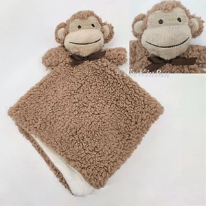 BeanSprout Affe braun Plüsch Sherpa Lovey Sicherheitsdecke weich Lovie - Bild 1 von 14