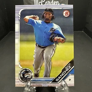 2019 Bowman Draft Sixto Sanchez #BD-89 Miami Marlins - Bild 1 von 2