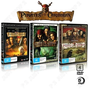 Pirates of the Caribbean Black Peal + Dead Man's Chest + At Worlds End Brand New - Picture 1 of 5