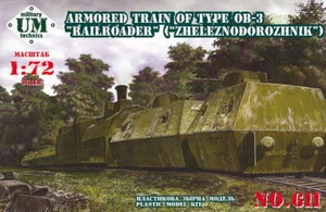 Unimodels UMT611 - 1:72 Tren blindado #2, 23ODBP de tipo OB-3 - Imagen 1 de 1