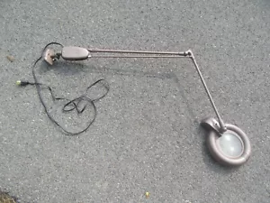 Vintage Dazor Mid Century Modern MCM Magnifying Articulating Task Desk Lamp - Picture 1 of 10