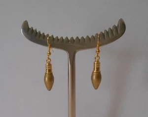 Created by me w/Gold Mini Christmas Bulbs & GP French Wire Pierced Earrings - Picture 1 of 4