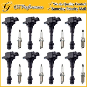 OEM Quality Ignition Coil & Spark Plug 8PCS for Infiniti FX45/ M45/ Q45 4.5L V8 - Picture 1 of 7