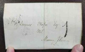 Carta a James Hope WS 1835, Moray Place Edimburgo - Robertson re Kinlochaline - Imagen 1 de 4