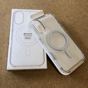 Coque rigide MagSafe transparente véritable Apple iPhone 16 A3243 MA6A4ZM/A - Photo 1 sur 11