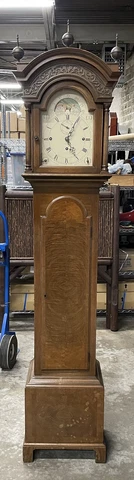 Rare Antique Waltham 4 Tube Chime Grandmother Tallcase Hall Clock Cover
