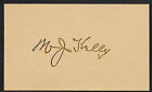 Réimpression autographe King Kelly sur carte originale authentique des années 1890 3x5 