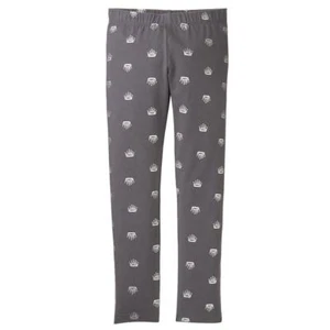 NWT Gymboree Girl Leggings Shiny Tiara Gray Fairytale Forest 4,5/6,7/8,10/12,14 - Picture 1 of 1