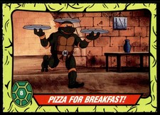 Topps Ireland  Teenage Mutant Hero Turtles (1990) Pizza for Breakfast! No. 8