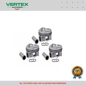 SET OF 3 Piston With Rings For FORD M1DA 1.0 12V ECOBOOST Engine BRAND NEW - Picture 1 of 2
