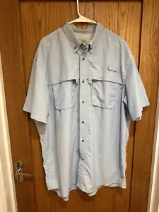 L.L. Bean Blue Button Down Langarm Outdoorman Angelhemd Herren XL Tall - Bild 1 von 12