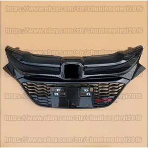 Full Black Front Bumper Grille Cover trim for Honda HRV HR-V 2016 2017 2018 - Picture 1 of 2