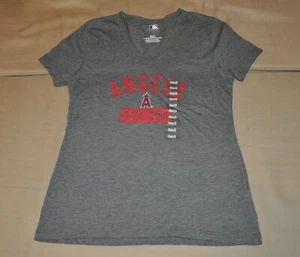 NUEVO SIN ETIQUETAS Camiseta (S) Pequeña Camiseta (S) Los Angeles Angels Mujer Damas Cuello en V - Imagen 1 de 2