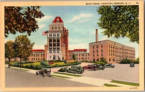 BETH ISRAEL HOSPITAL, NEWARK, N. J. Vintage Postcard KC17 - Picture 1 of 2
