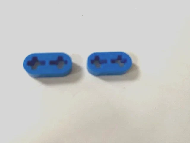 LEGO Technic Parts: Liftarm, Thin, 2 Axle Holes, # 44862, 41677, Blue - 2 Pcs - Image 1 of 1