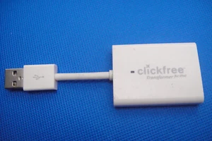 Clickfree T502N Network Hard Disk Transformer Automatic Backup USB A White Color - Imagen 1 de 2