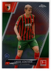 Novato Topps cromado Bundesliga Lasse Gunther 2021 #5 FC Augsburgo - Imagen 1 de 1