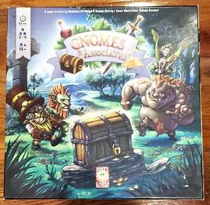 Gnomes and Associates Kickstarter Board Game Happy Games 2017 Miniatures! RARE! - Picture 1 of 2