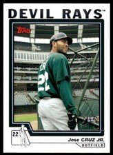 2004 Topps Traded & Rookies Jose Cruz Jr. Tampa Bay Devil Rays #T48