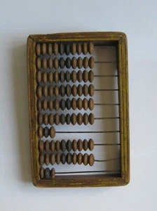 Wooden Abacus Soviet vintage Size 16 x 24 cm. USSR 1960-1970 - Picture 1 of 12