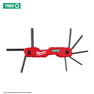 8-key Folding Torx Hex Key Set SAE Durable Heavy Duty Ergonomic Metal Case Tool - Picture 1 of 11
