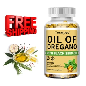 Aceite de Orégano Fórmula Premium Extracto Orgánico Aceite de Orégano Tapas Inmuno saludable - Imagen 1 de 13