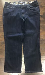 Pantalones de mezclilla para mujer St Johns Bay elásticos azules 16 - Imagen 1 de 7