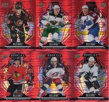 2022-2023 UPPER DECK UD ALLURE HOCKEY BASE RED RAINBOW CARDS  ***YOU PICK***