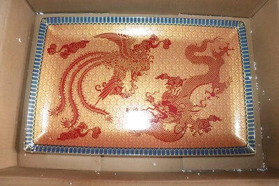 Williams Sonoma Lunar New Year Blue Phoenix Serving Platter – 12" x 19" - Image 1 of 4