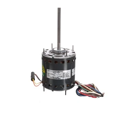 Genteq 3989 Fan and Blower Motor, 3/4 HP, 1 Ph, 60 Hz, 115 V, 1075 RPM, 3 Speed,