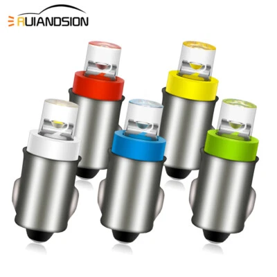 RUIANDSION BA7S LED Lampada di avvertimento Lampada da cruscotto Auto BA7S Bianco/Giallo/Blu/Verde/Rosso DC 12V