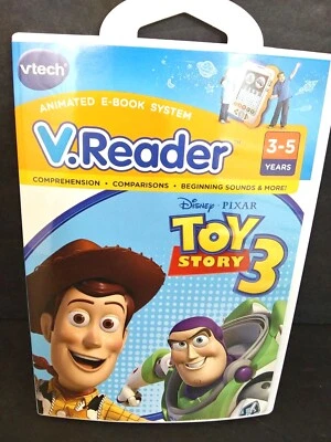 Vtech V.Reader System Case And Manual ONLY Disney Pixar Toy Story 3 Ages 3 & Up - Image 1 of 4