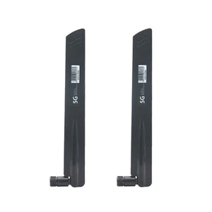 Antenne 2 PièCes 3G 4G 5G 600-6000MHz 18DBi Gain SMA Mâle pour Carte RéSeau6557 - Photo 1/17