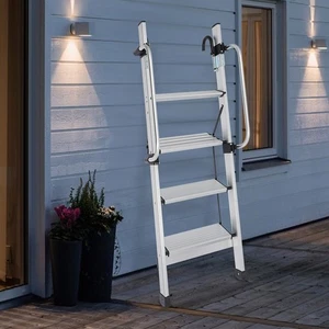 Bunk Bed Step Ladder 1-1.2m Height Metal Structure 150kg Capacity Anti-Slip - Picture 1 of 16