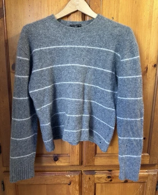 James Perse Cashmere Sweater Women’s 2 M Gray Crew Neck Long Sleeve Pullover - Image 1 of 4