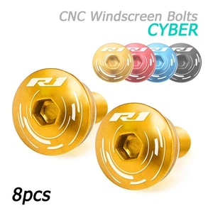 CNC Windscreen Screw Bolt Kit Set For Yamaha YZF R1M / R1 / R1S 2015-2020 - Bild 1 von 9