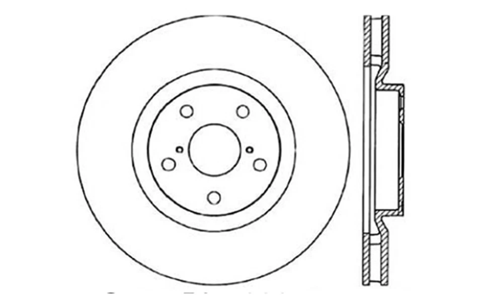Rotor de freno delantero derecho para Toyota Supra 1993-1998 1997 1995 1994 1996 Centric Foto 1 de 1