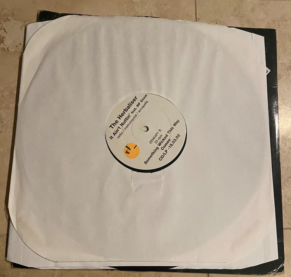 Herbaliser ft MF Doom – Verbal Animé 12" 2002 UK Ninja Tune ZEN64P1 Promo - VG - Image 1 of 4