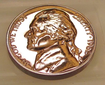 1962 Choice Proof Jefferson  Incandescent Original Toning   #930 ~ 7 - Image 1 of 2