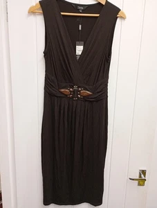BNWT STAR By Julia Mcdonald Chocolate With Jewel Embellishments, Size 12 - Picture 1 of 5