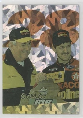 1993 Press Pass Previews Davey Allison #1 HOF - Image 1 of 2