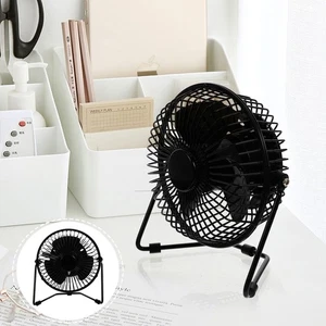 Temperature Fan Travel Office Small Portable LED Message Clock Desk - Picture 1 of 12