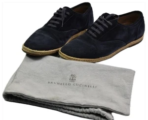 Brunello Cucinelli Herren Schnürschuhe Espadrille Wildleder Schuhe US 8 IT 41 - 7 UK NEUWERTIG - Bild 1 von 12