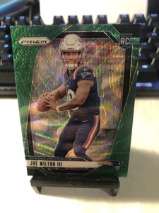 2024 Panini Prizm NFL Joe Milton III #354 Green Wave Rookie RC Patriots Cowboys - Bild 1 von 2