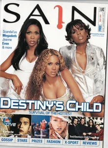 SAIN MAGAZINE 2001 Destinys Child/Tool/You Am I/Megadeth/Even/Bon Jovi - Picture 1 of 1