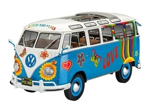 REVELL 07050 1/24 VW T1 Samba Bus Flower Power - Foto 1 di 8