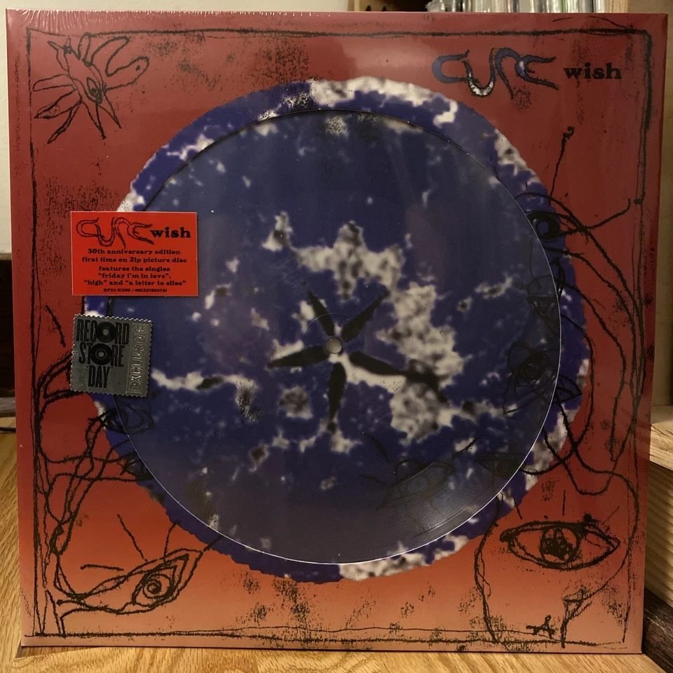 THE CURE - Wish (2LP Vinyl PICTURE DISC) RSD,Rare New Sealed 2022 - Image 1 of 3